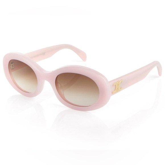 Pink Oval Luxury Style Sunglasses - Picture 5 of 6